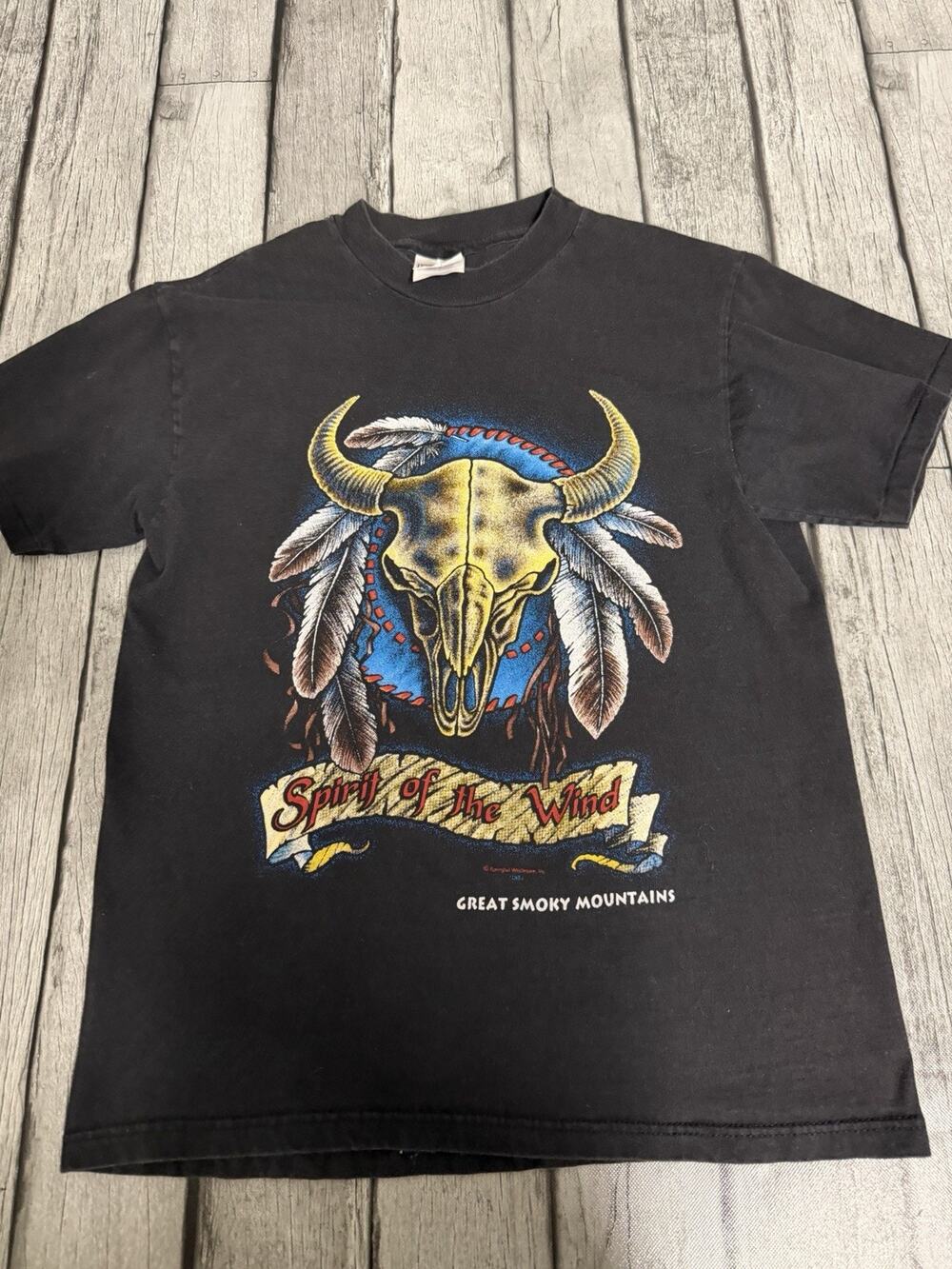1990s vintage "Spirit of the Wind" Great Smoky Mountains souvenir t-shirt Medium